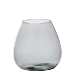 Valencia drop vase, Mauve Taupe