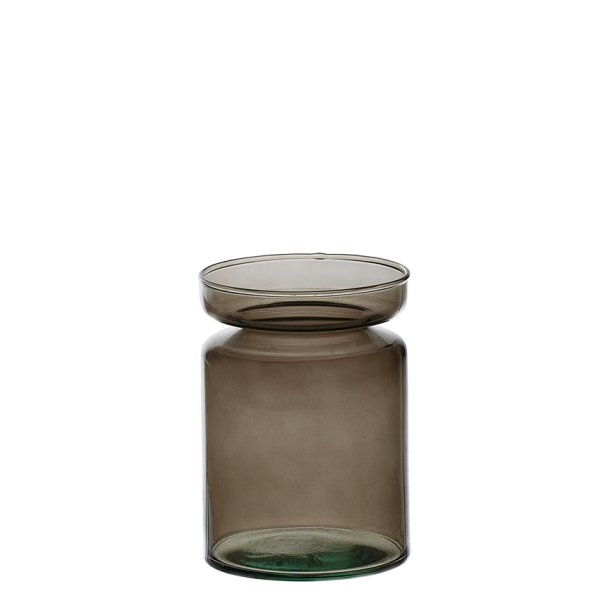 Valencia Duo, vase &amp; lysestage, Kaffe