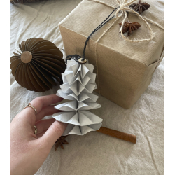 Paper Pine Cone, Black