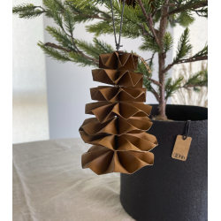 Paper Pine Cone, Black