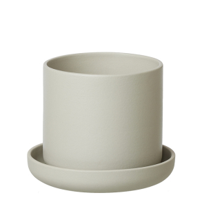 ANNA potte m/skl, sand finish, Sand