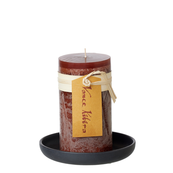 ANNA potte m/skl, sand finish, Black