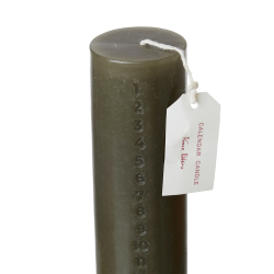 Kalenderlys, Burnt Olive