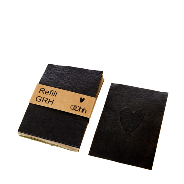 Lyknskningskort Heart design - refill