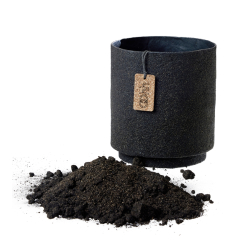 WOODz Edge vase, Taupe