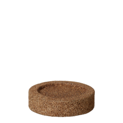 WOODz candle holder low, Light Wood