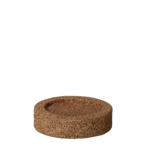 WOODz candle holder low, Light Wood