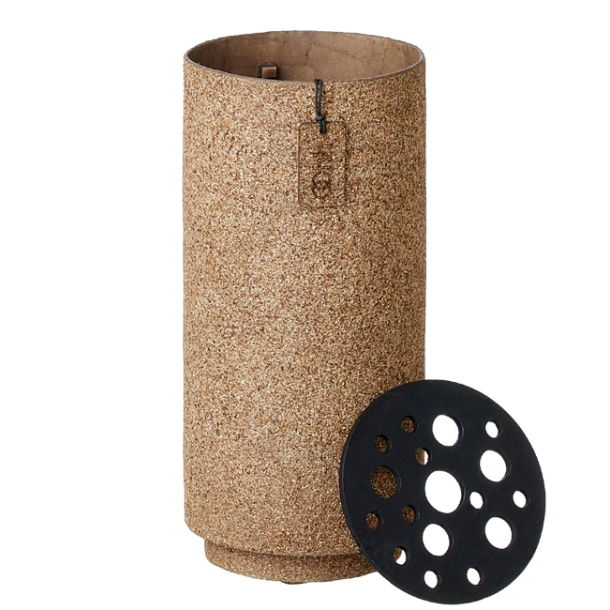 Wood'z pique fleur vase, light wood