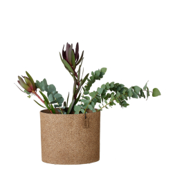 S/3 XL WOOD'z vase/pots, Light Wood