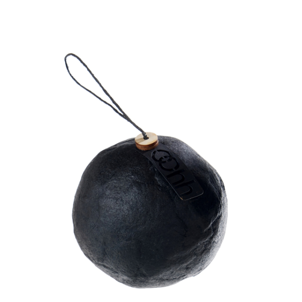 Gift box w/6 pulp balls, black