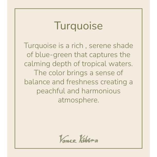 Timber� Pillar Candle, Turquoise