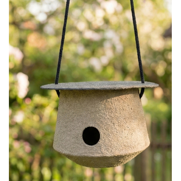 Birdhouse hanging, outdoor friendly
