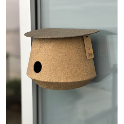 Birdhouse wall hanging, outdoor friendly