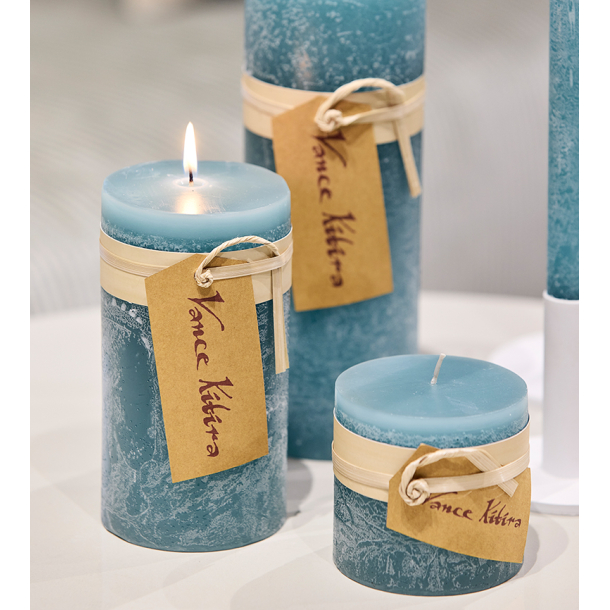 S/2 Timber� taper candles (hanging), Turquoise