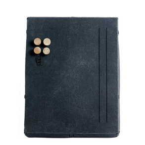 Eco-felt opslagstavle inkl. 4 trstifter, Sort