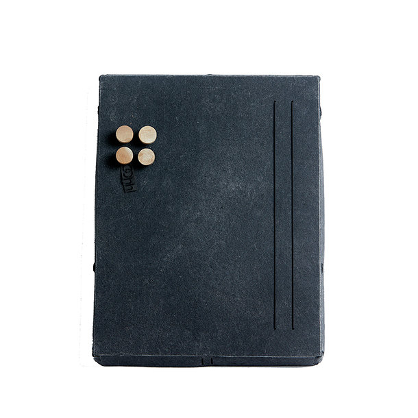 Eco-felt opslagstavle inkl. 4 trstifter, Sort