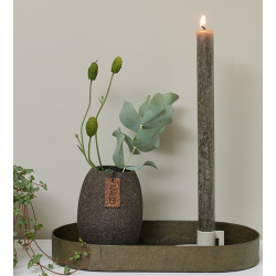 Pulp oval tray, Black