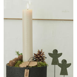XL Calendar Candle, Burnt Olive