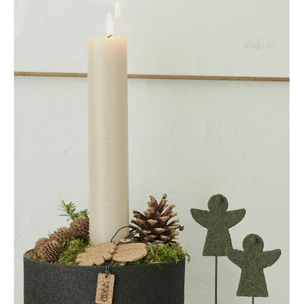 XL Calendar Candle, White