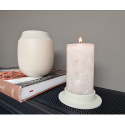 Pillar candle holder, Light Brown
