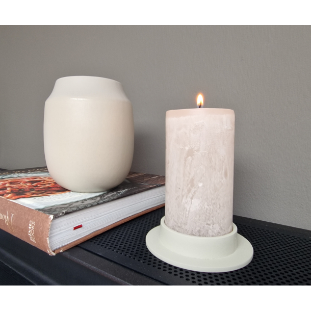 Pillar candle holder, Light Brown