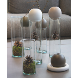 Set w/ Blossom Vase and Blossom Ball, Taupe