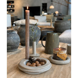Lily vase med Glossy finish, sand
