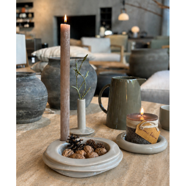 Lily vase med Glossy finish, sand