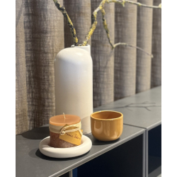 Anna keramik vase h�j med sand finish, Sand