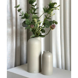 Anna keramik vase h�j med sand finish, Sand