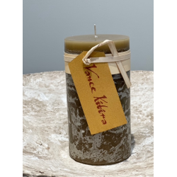Timber� Pillar Candle, Khaki