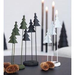  WOODz juletrer deco, Hvid