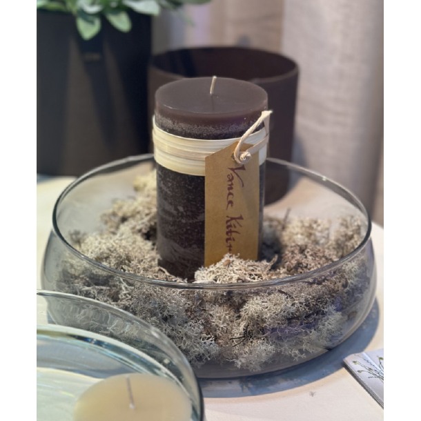 Valencia glassk�l i genanvendt glas, Mauve Taupe
