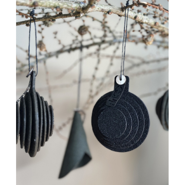 Xmas Hanging Cone, White
