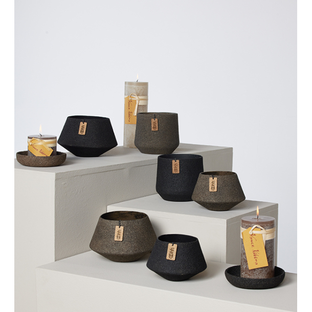 Wood'z Angle pot small, Caffe