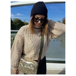 Tracolla Large, platin