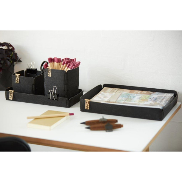 Eco-felt Notes boks, Black
