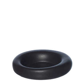 Ania organic votive/candle holder, Black