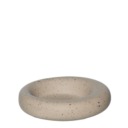 Ania organic votive/candle holder, Light brown mist