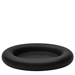  Ania candle holder/tray, Black Sandy