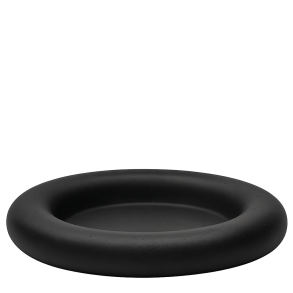  Ania candle holder/tray, Black Sandy