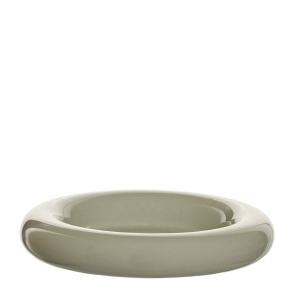  Ania candle holder/tray, Glossy Sand