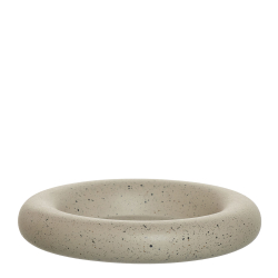  Ania candle holder/tray, L. Brown Mist