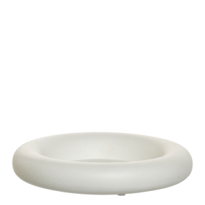  Ania candle holder/tray, White Sandy