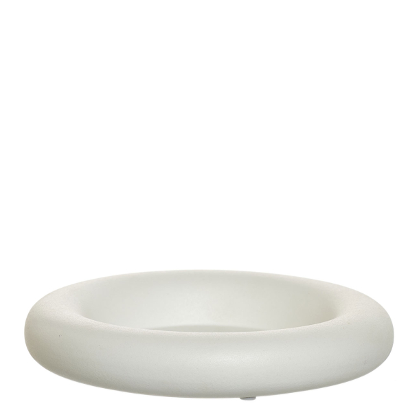  Ania candle holder/tray, White Sandy