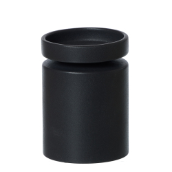 Ania Duo, Vase &amp; Lysestage, Black