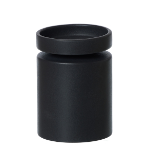 Ania Duo, Vase & Lysestage, Black