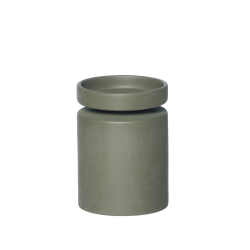 Ania Duo, Vase &amp; Lysestage, Burnt Olive