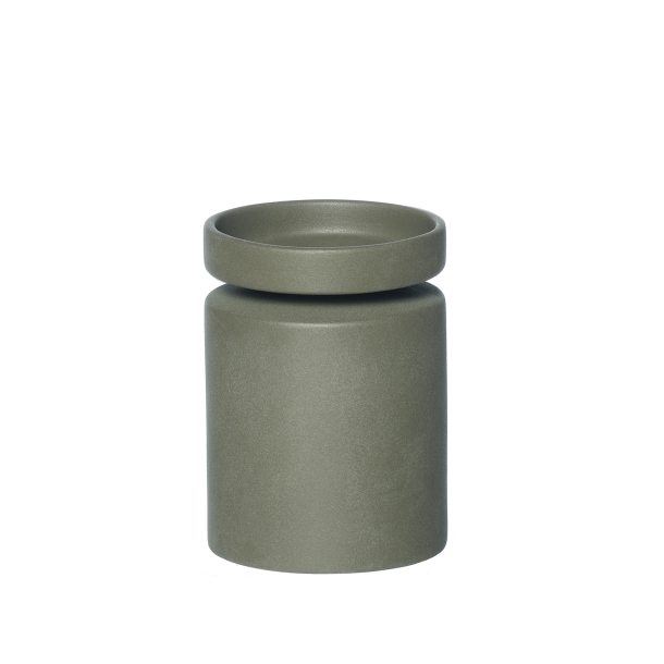 Ania Duo, Vase &amp; Lysestage, Burnt Olive