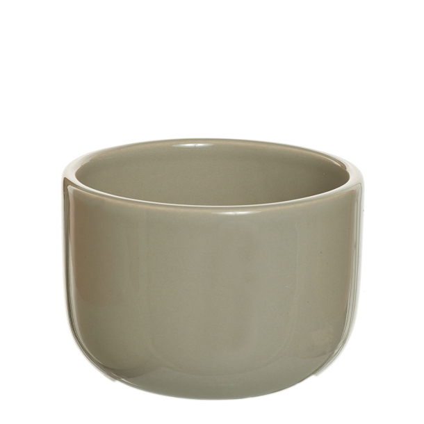 Andrea Ceramic bowl with glossy finish, Sand